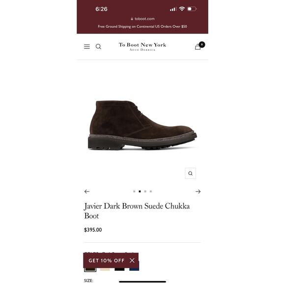 To Boot New York Chukkas NIB size 9.5 - Picture 2 of 10